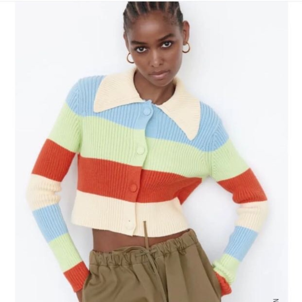 Zara striped cardigan - Picture 2 of 6